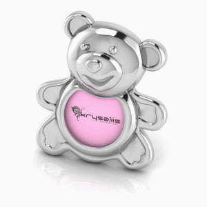 Krysaliis Teddy 925 Sterling Silver Picture Frame
 Gift Boxed